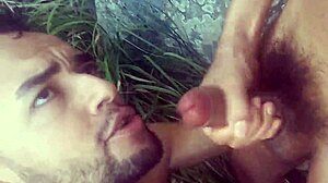 Brazilian Fishermen Enjoy Intimate Encounter On The Rocks