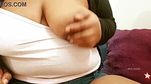 Hey, wanna see my Asian aunty's huge boobs?