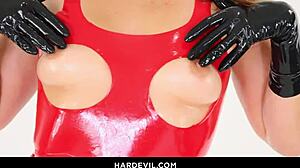 gia derza latex bj & anal submission 😈