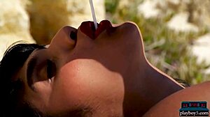 i love this indian milf beauty with big natural tits angel constance solo for playboy