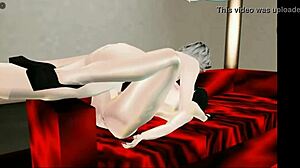 Animated Model Katsumiamane In Hardcore Hentai Action