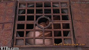 she's gagged and bound for punishment, choking and gagging as she's disciplined.