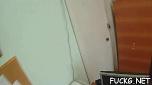 Petite Hotty Picked Up and Fucked Roughly on Cam