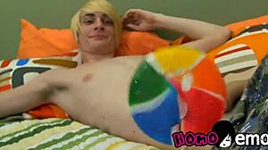 Young Gay Emo Couple Anal Ravaging After Intense Blowjob