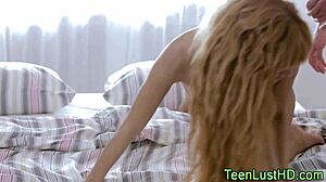 watch this petite teen 18+ get a facial after anal? so hot!