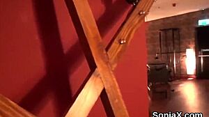 Unfaithful British MILF Lady Sonia shows off her huge melons 😍