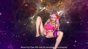 Teen Amateur Cosplays As Scathach! Pussy Dripping In Wild Masturbation!