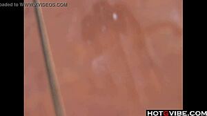 brunette with nice rack uses vibrator to squirt