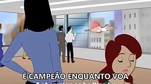 Gay drawing of hero with giant ass evokes deep emotions