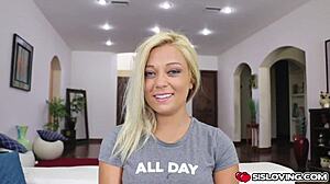 i blindfolded kenzie green and made her suck my monster cock like a good teen 18+