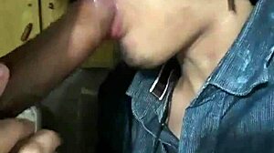 gay man in wheelchair sucking