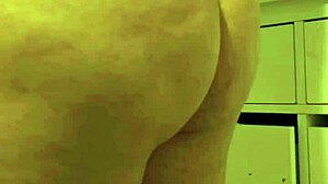 bbw beauty slips into tight panties. jeans hug that chubby ass perfectly for days.