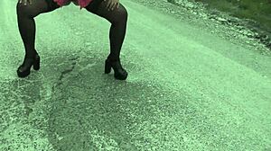 marion flashes in public with group