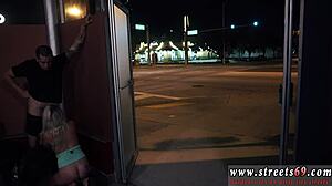 Valerie White in punk bondage.