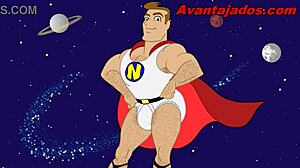 Gay drawing of hero with giant ass evokes deep emotions