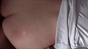 Blonde Housewife Sucks Hubby While Fucked by Friend