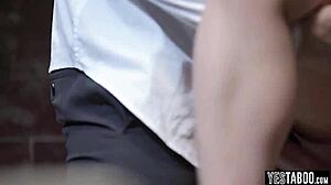 my blonde gf gets naughty in public bathrooms with rough anal