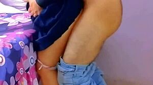 teacher takes student home for hardcore anal fucking, creampie in pussy