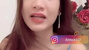 Instagram model Anna K102 reveals her flat chest