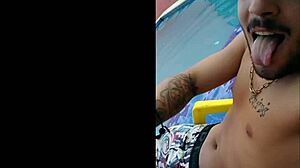 Soloboy in underwear and socks for a solo session.