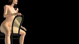 Animated 3D Cartoon Girl Striking Sexy Poses in Various Positions