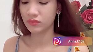 Instagram model Anna K102 reveals her flat chest