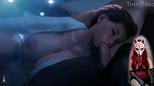 Apocalust 1 - Busty Milf Enjoys a Deep Blowjob Scene