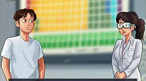 in summertime saga 143, the cartoon anime hentai story unfolds