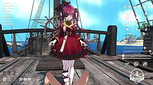 Captain Horny Sails to Fuck Big Breasted Captain