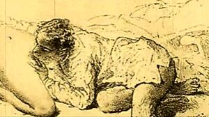 Vintage Erotic Illustration from Antique Comic