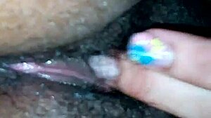 wet pussy hoe dripping in homemade video, begging for more cock and pussy play