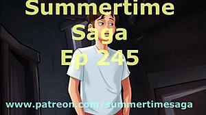 Playing Summertime Saga 245 erotic adventure.