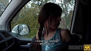 Road Trip Fuck With Latina And Cuckold Watching