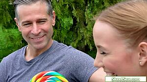 Hungarian Teen With Braces Gets Fucked By Neighbor