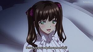 I summon the demon in this hentai anime with big tits and family elements