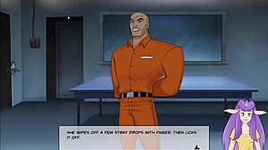 in something unlimited part 130, the character gets an anal orgasm from a monster cock