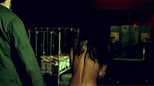 I'm rough virgin in bondage receiving handjob from gina