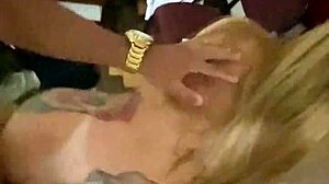 blonde married woman loses phone, intimate videos leaked online with cuckold theme