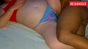 resaboo gets her guts pumped with black cock.