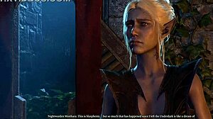 In Baldur's Gate 3, Minthara has futa sex