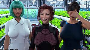 Stranded In Space 2: Meeting The Step Sisters With Big Tits