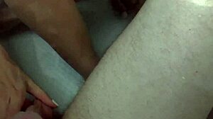 Sucking cock in bathtub until cum on face