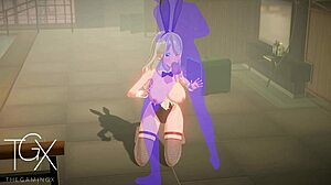 Fantasy Girl In Anime Hentai Game Outfit