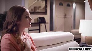 Pure Taboo Step-Sister Fakes Identity for Lesbian Crush