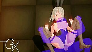 Fantasy Girl In Anime Hentai Game Outfit