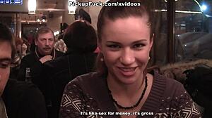 Two girlfriends suck dick outdoors.