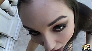 Sasha Grey in a scene with a guy