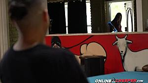 Online Dating Turns Wild For Teen Babe.