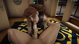 Final Fantasy VII Jessie Rasberry POV cowgirl full video