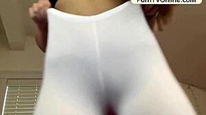 Young teen takes huge dildo in ass